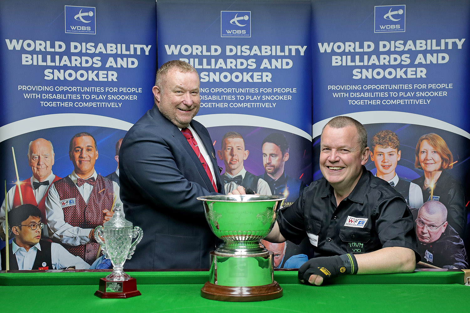 Stuart Barker and Tony Southern smiling