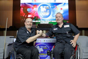 Dave Beaumont and Tony Southern shake hands