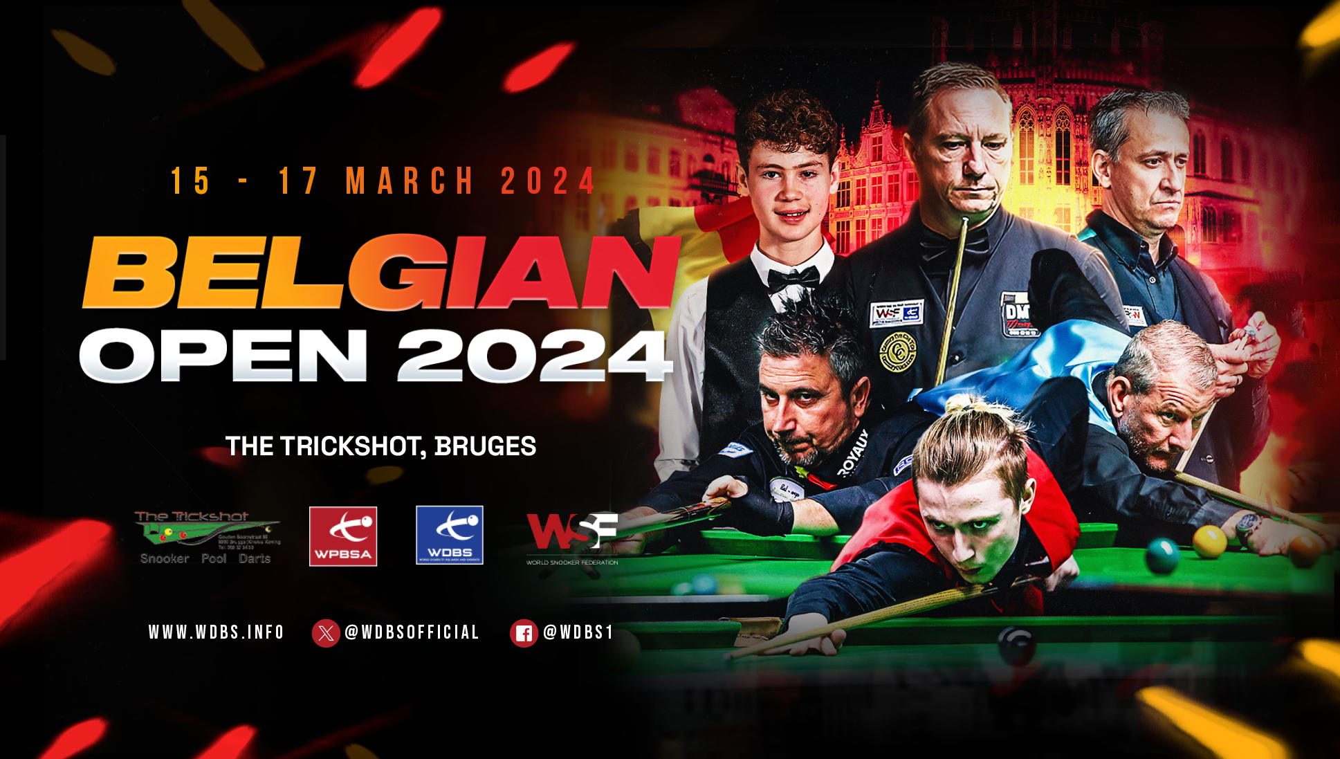 Belgian Open 2024 | Enter Now! - WDBS: World Disability Billiards And ...