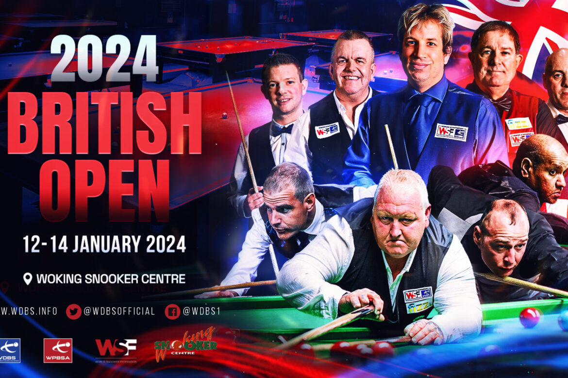 British Open 2023 Enter Now! WDBS World Disability Billiards And