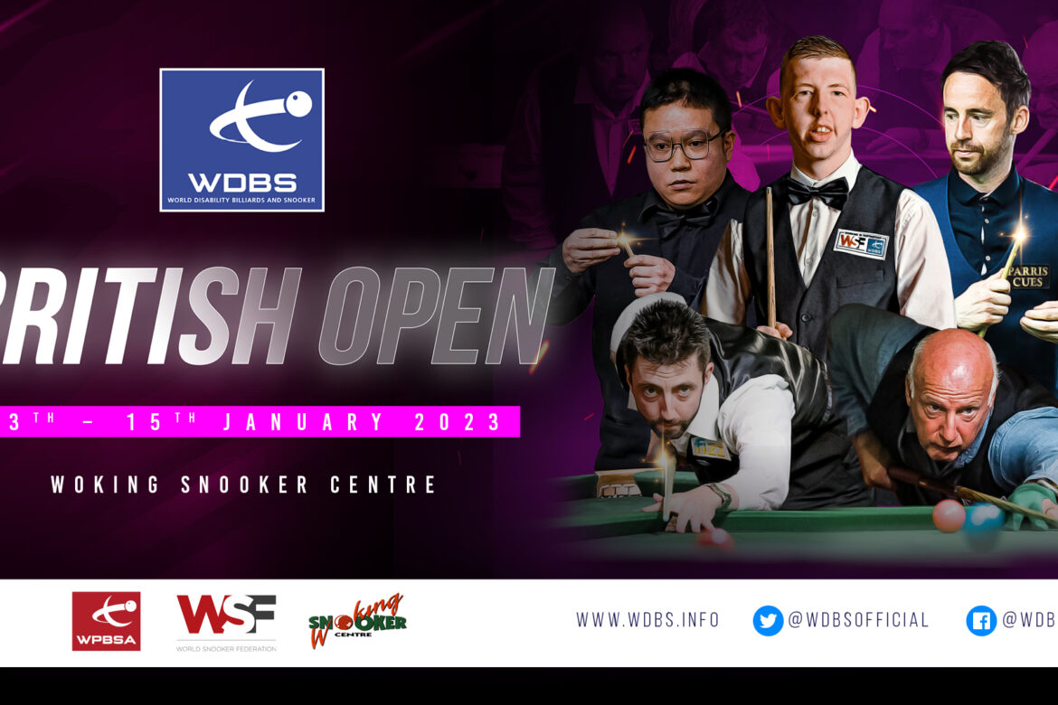 British Open 2024 Enter Now! WDBS World Disability Billiards And